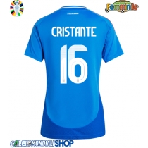 Maglie da calcio Italia Bryan Cristante #16 Prima Maglia Femminile Europei 2024 Manica Corta